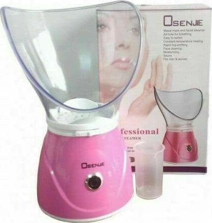 SAUNA FACCIALE VAPORIZZATORE PULIZIA VISO PELLE VAPORE MIGLIORA VIE RESPIRATORIE - 4