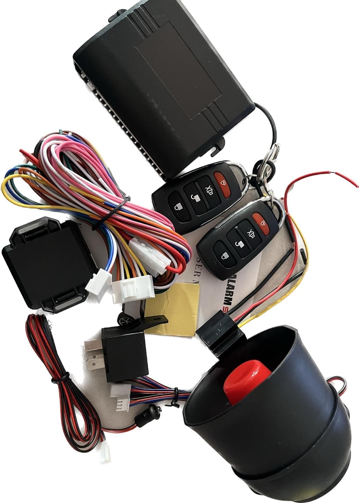KIT CAR ALARM SYSTEM Allarme Antifurto Completo Universale Per AUTO CAMPER - 2