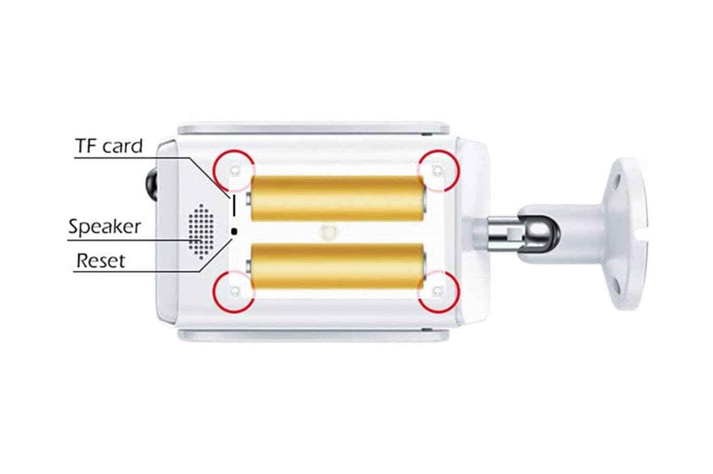 Telecamera con pannello solare wifi 2MPX infrarossi SD sensore movimento ip66-Q1 - 5