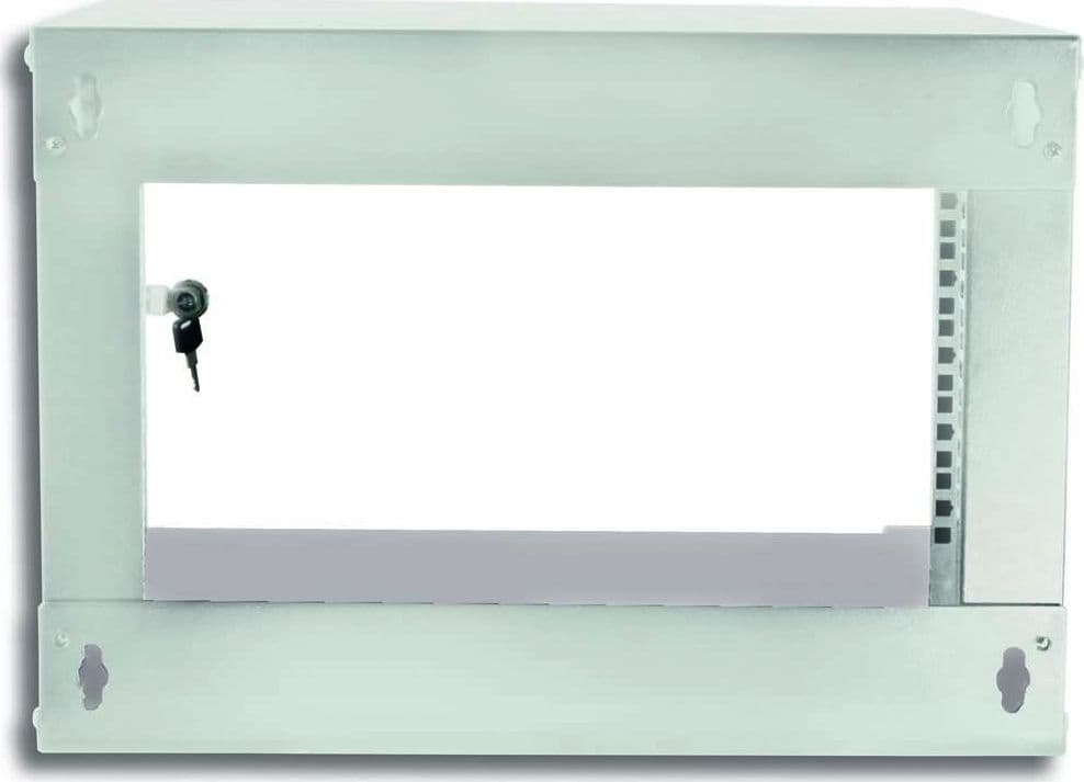 Techly Armadio Rack 19" a Muro 6U prof. 320 Grigio Assemblato - 2