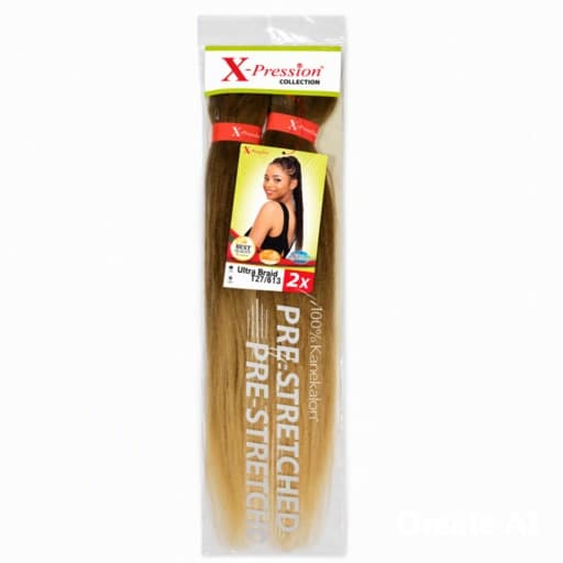 X-PRESSION NIGERIA EXTENSION PER CAPELLI - ALLUNGAMENTO ARTIFICIALE PER TRECCINE COLOUR # T27/613 . - 3