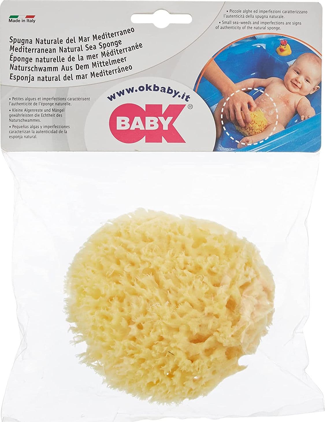 OKBABY Spugna naturale bagno Arcipelago Misura 12 Prima infanzia/Igiene e benessere/Bagnetto/Spugne e guanti Scontolo.net - Potenza, Commerciovirtuoso.it
