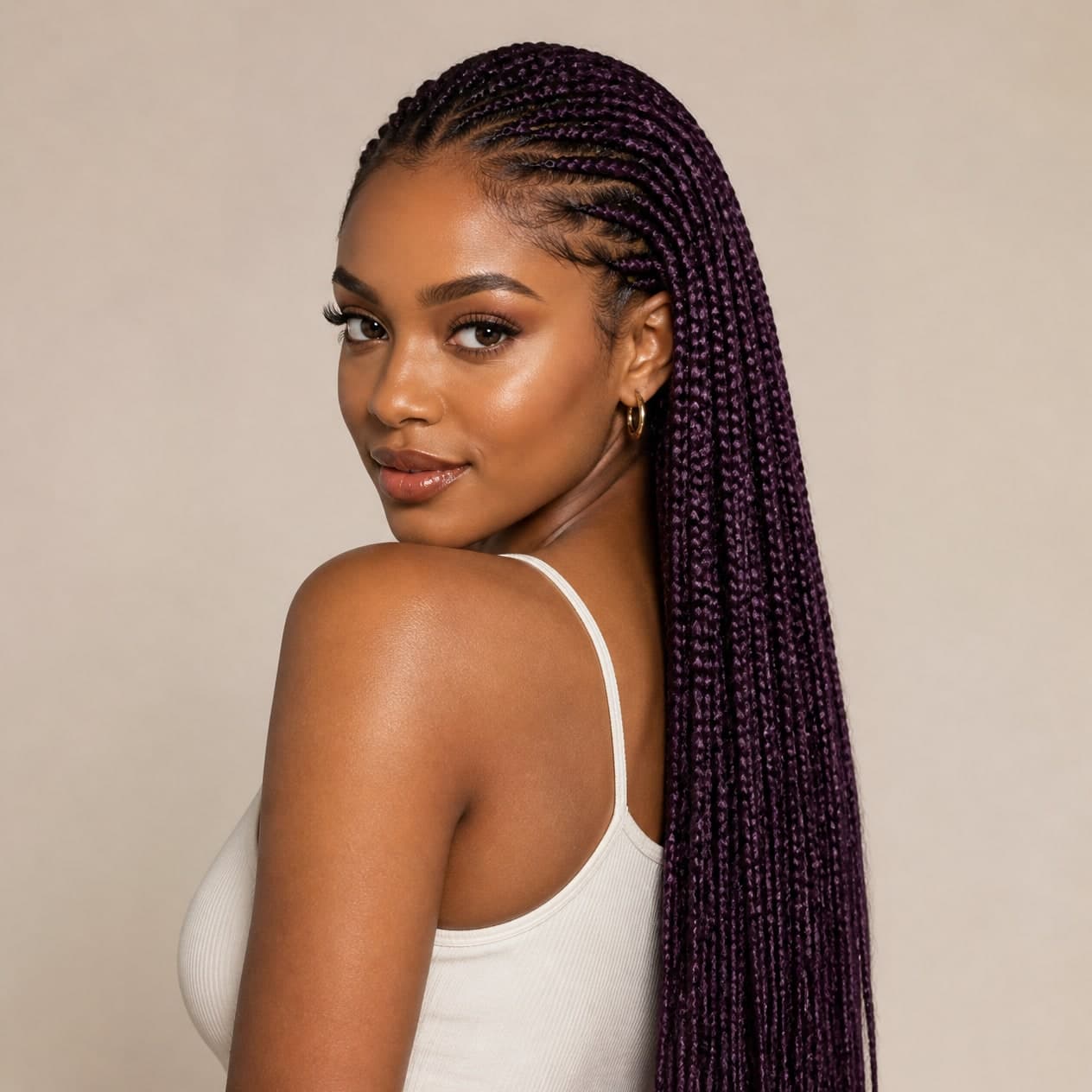 X-PRESSION NIGERIA EXTENSION PER CAPELLI - ALLUNGAMENTO ARTIFICIALE PER TRECCINE COLOUR PURPLE . - 3