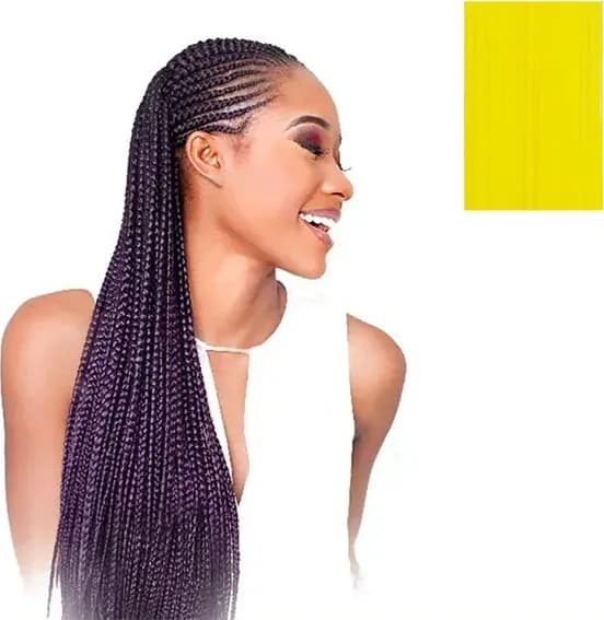 X-PRESSION NIGERIA EXTENSION PER CAPELLI - ALLUNGAMENTO ARTIFICIALE PER TRECCINE COLOUR YELLOW – giallo