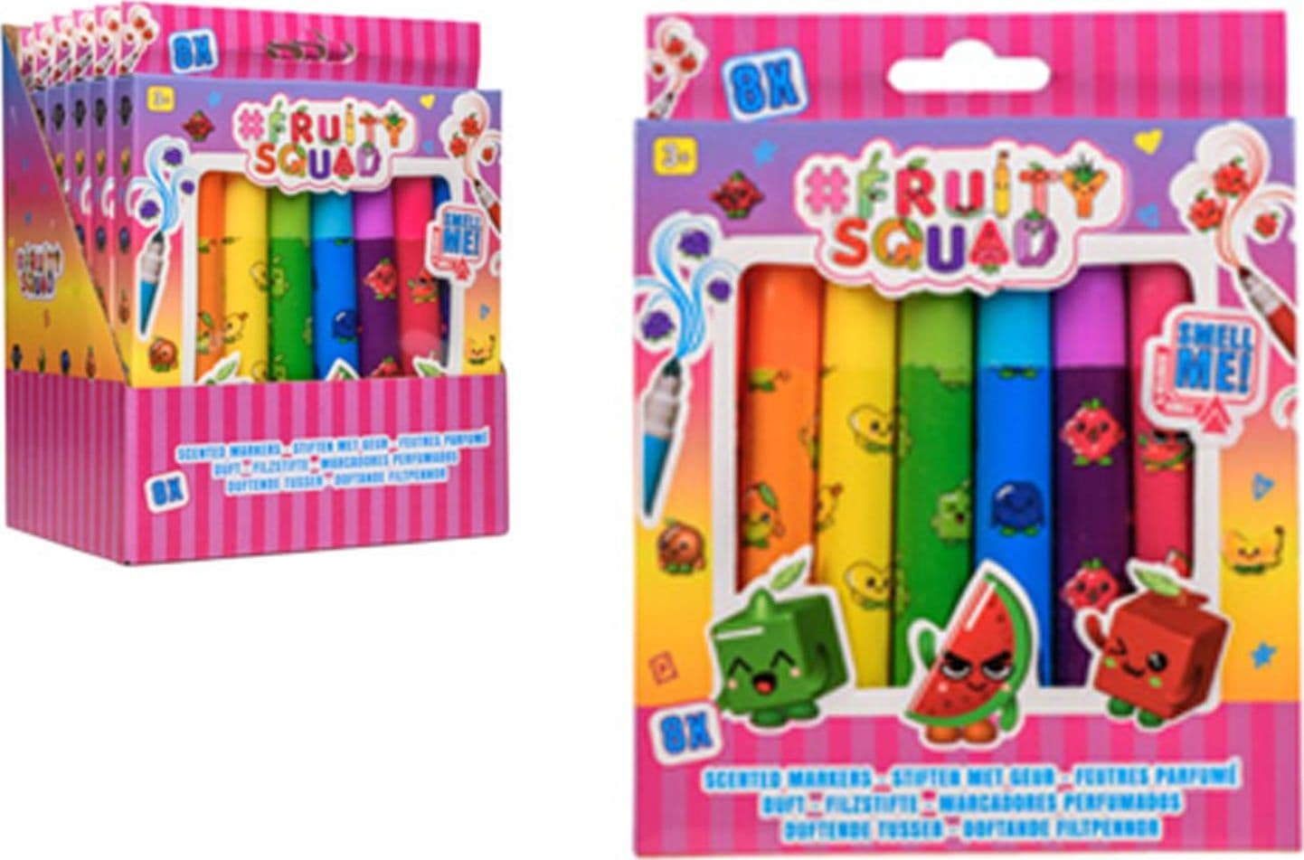 Fruity Squad 8 Pennarelli Maxi Profumati - 2