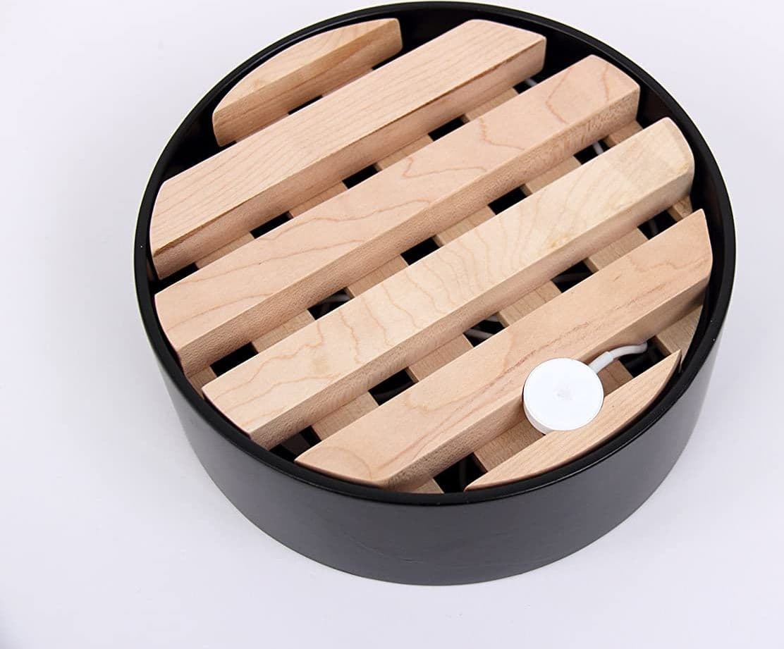 Muemma-Trellis-Charging-Dock-Nero-e-Legno-Naturale