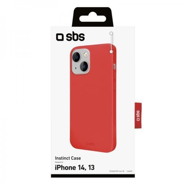 SBS Cover Instinct TEINSTIP1461R per iPhone 14/13 Rosso - 3