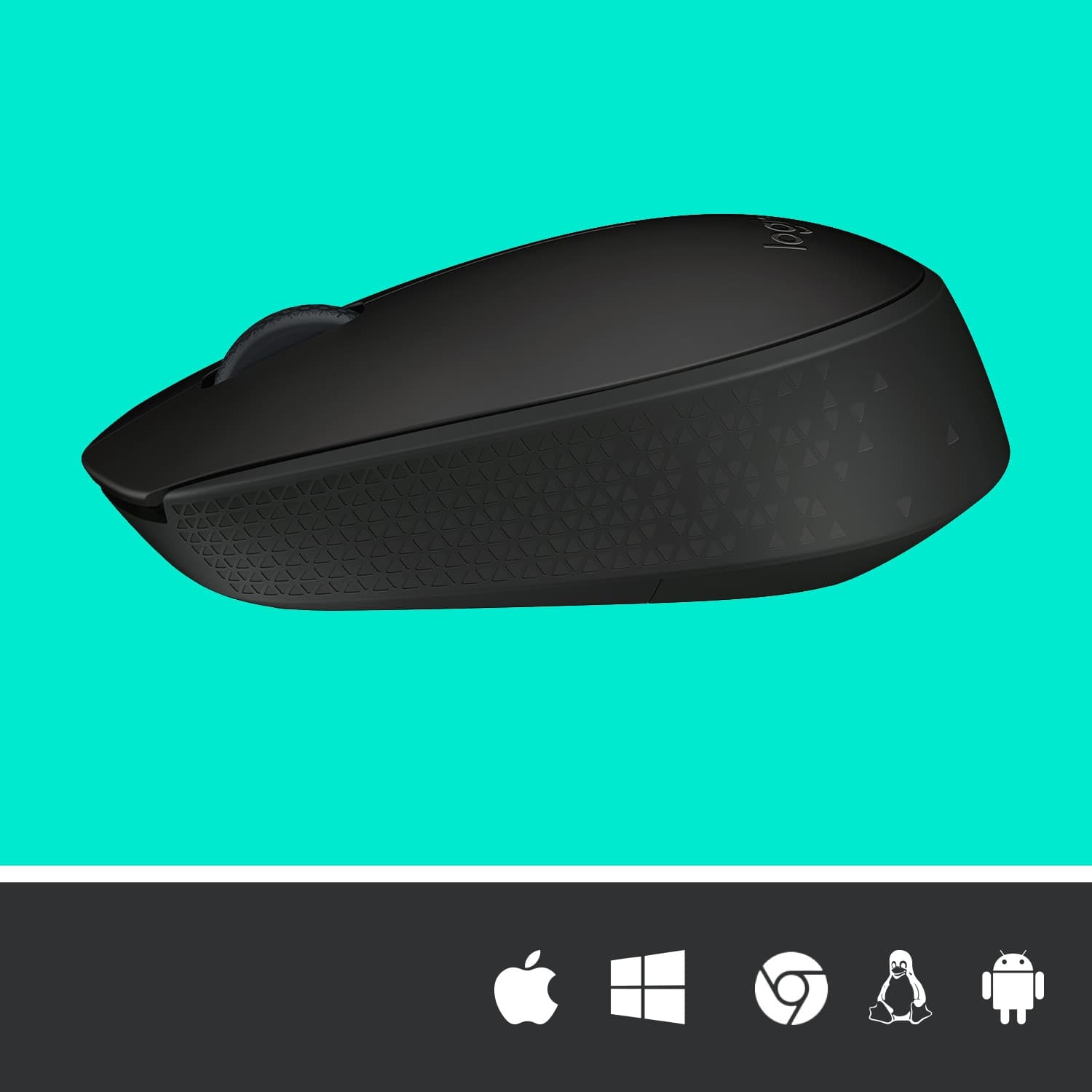Logitech M171 Mouse Wireless, 2.4 GHz con Mini Ricevitore USB, Rilevamento Ottico, Durata ‎Batteria Fino a 12 Mesi, Mouse - 4