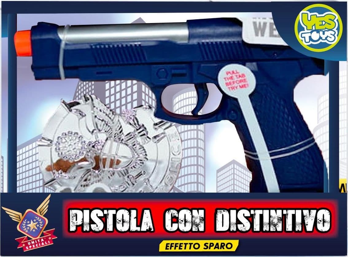 Pistola Police con Distintivo suoni - 2