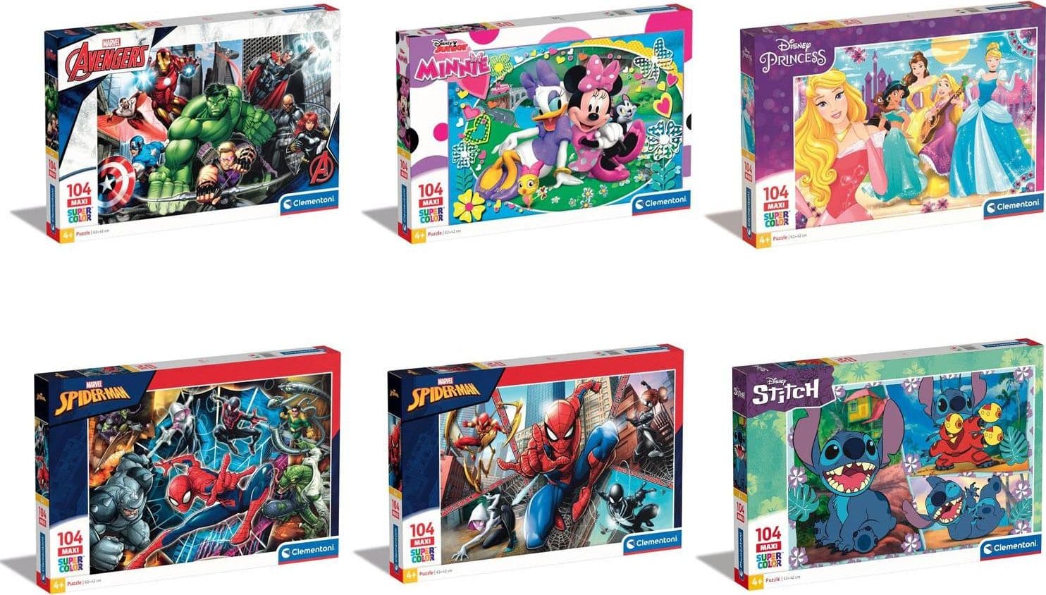 Puzzle 104 pezzi Maxi assortiti - 2