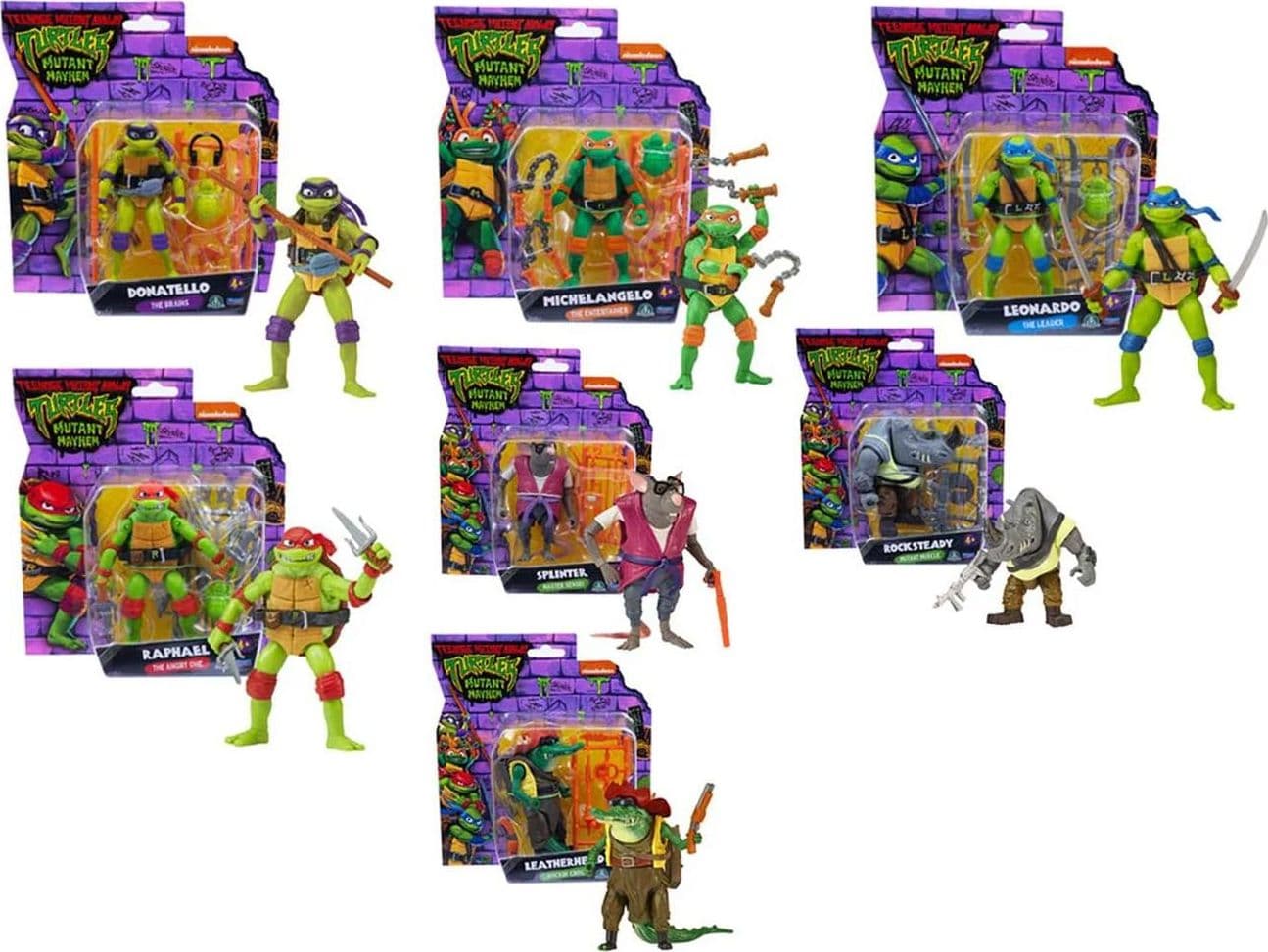 Turtles Mutant Mayem personaggi 12 cm - 2