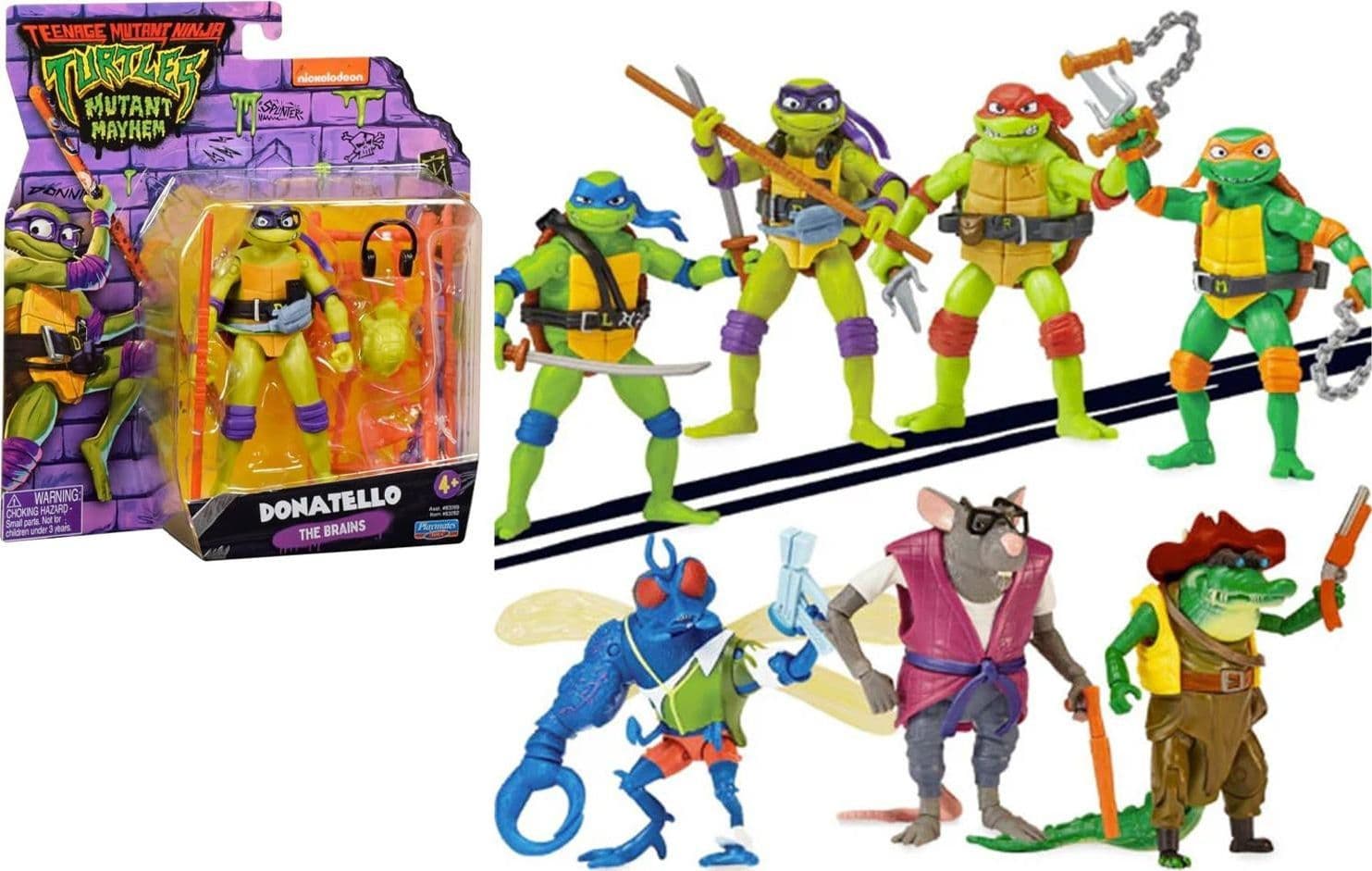 Turtles Mutant Mayem personaggi 12 cm - 3