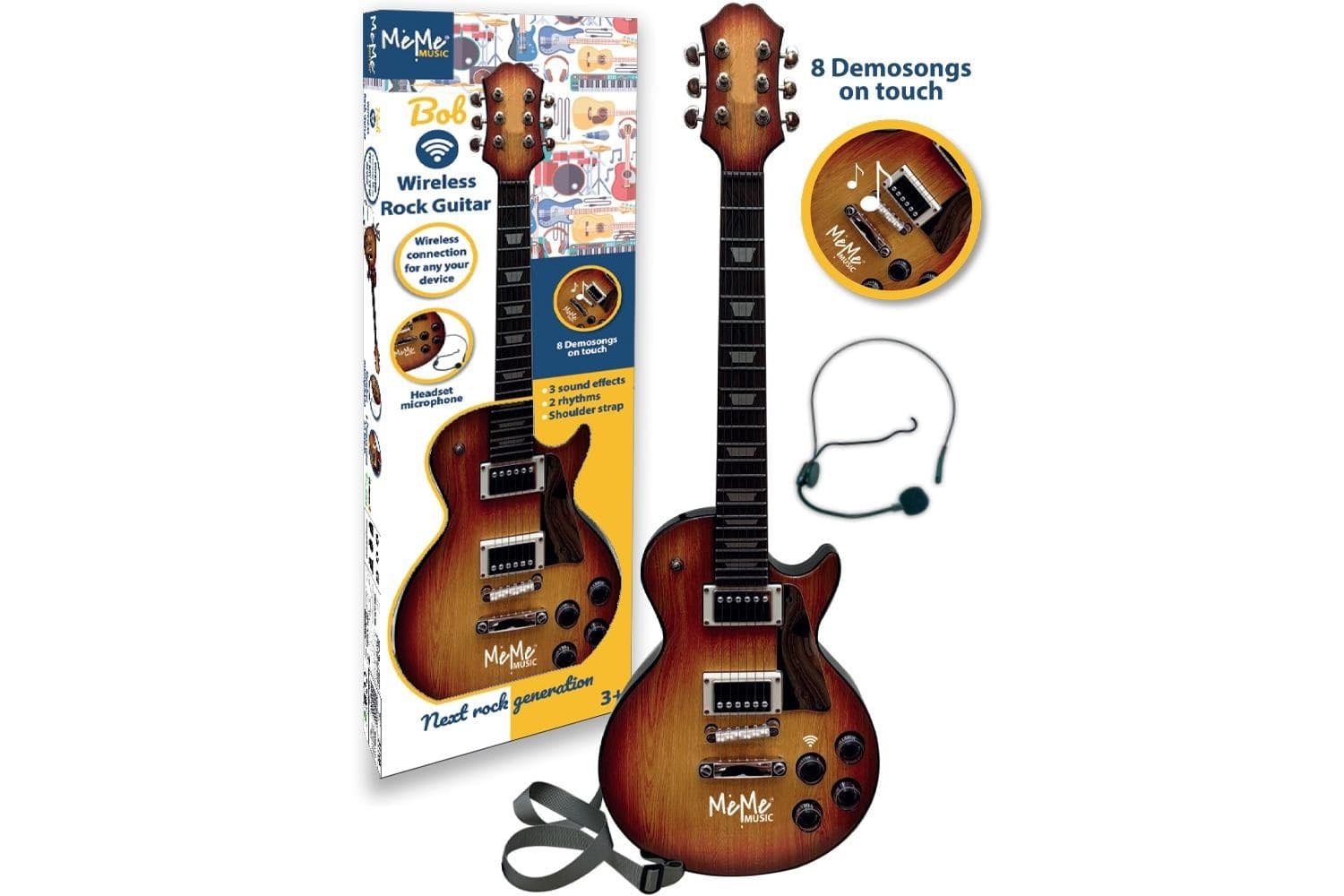 Bob 2 Chitarra Rock Wireless e Archetto