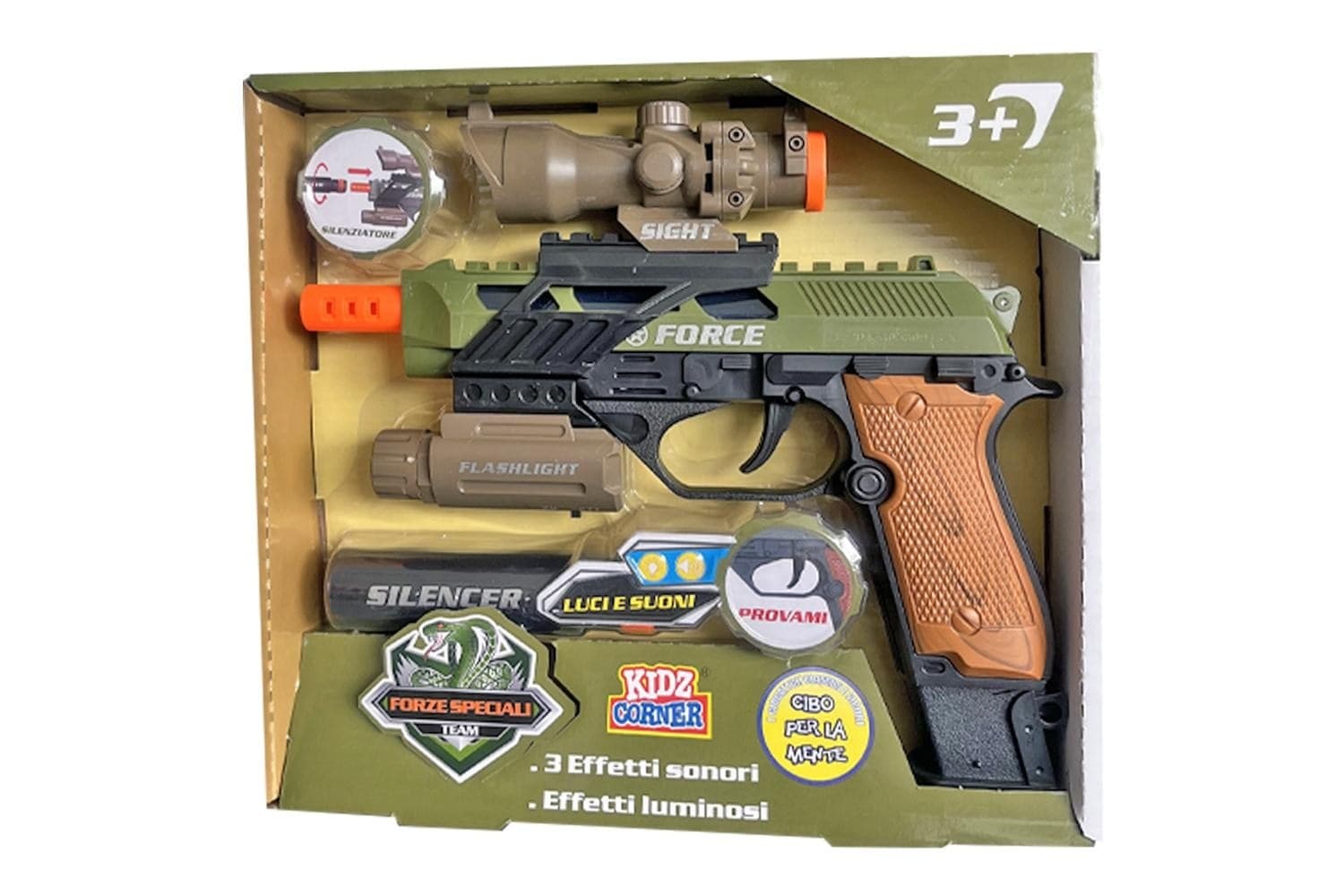 Pistola Force con mirino e accessori - 3