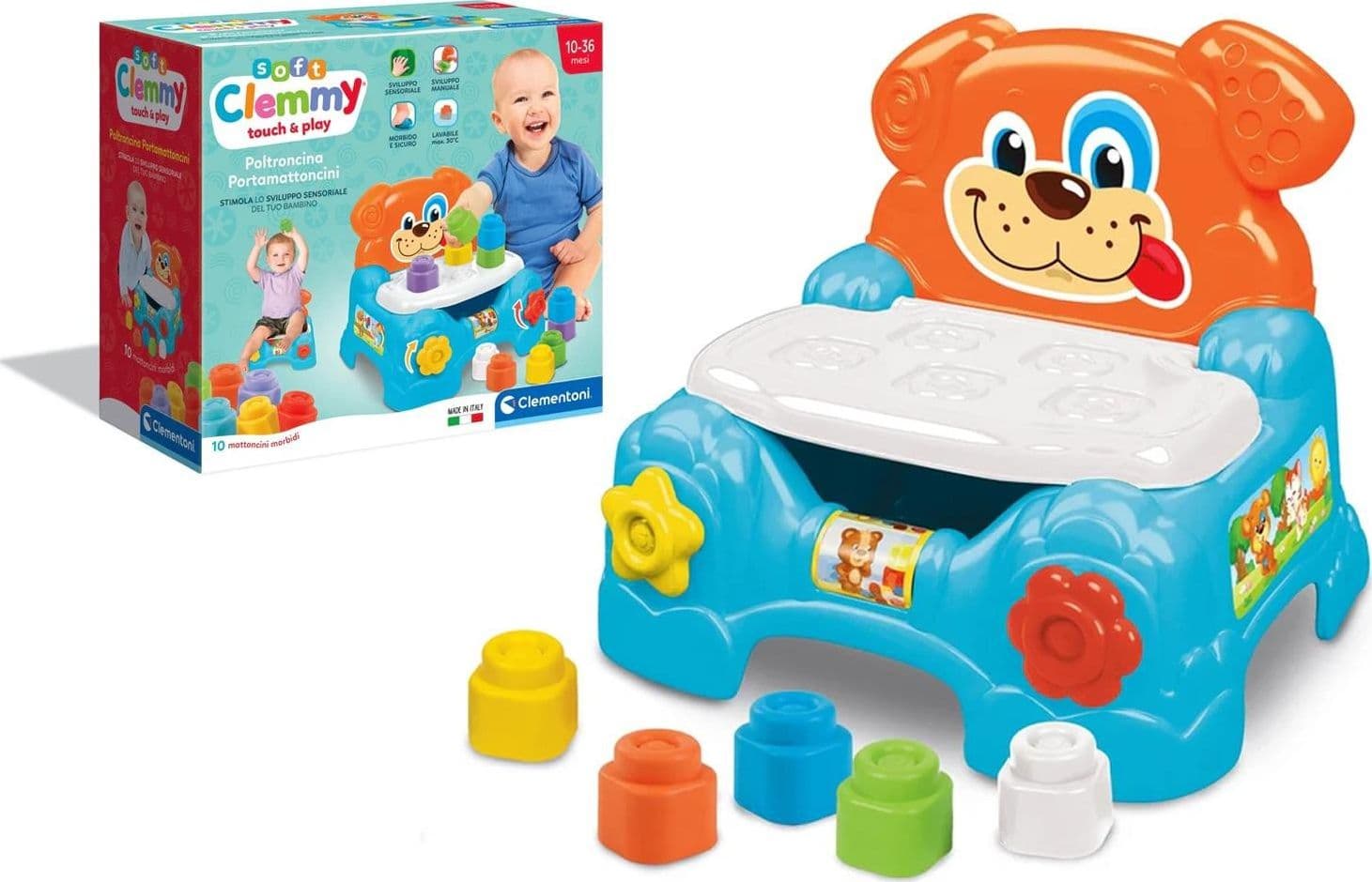 Clemmy poltroncina porta mattoncini Baby Clementoni - 2