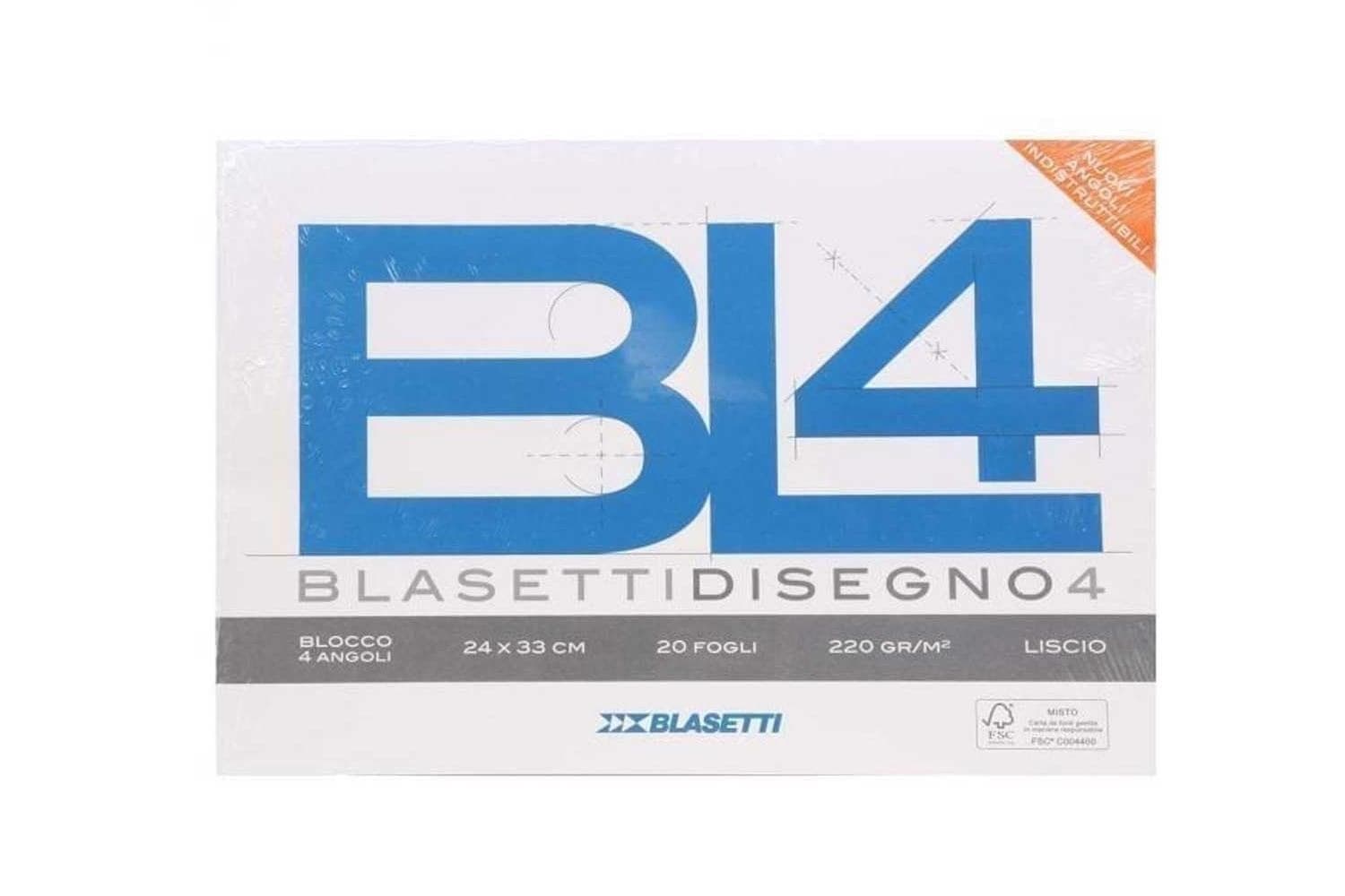 Blocco BL4 24x33 220g 20fg liscio