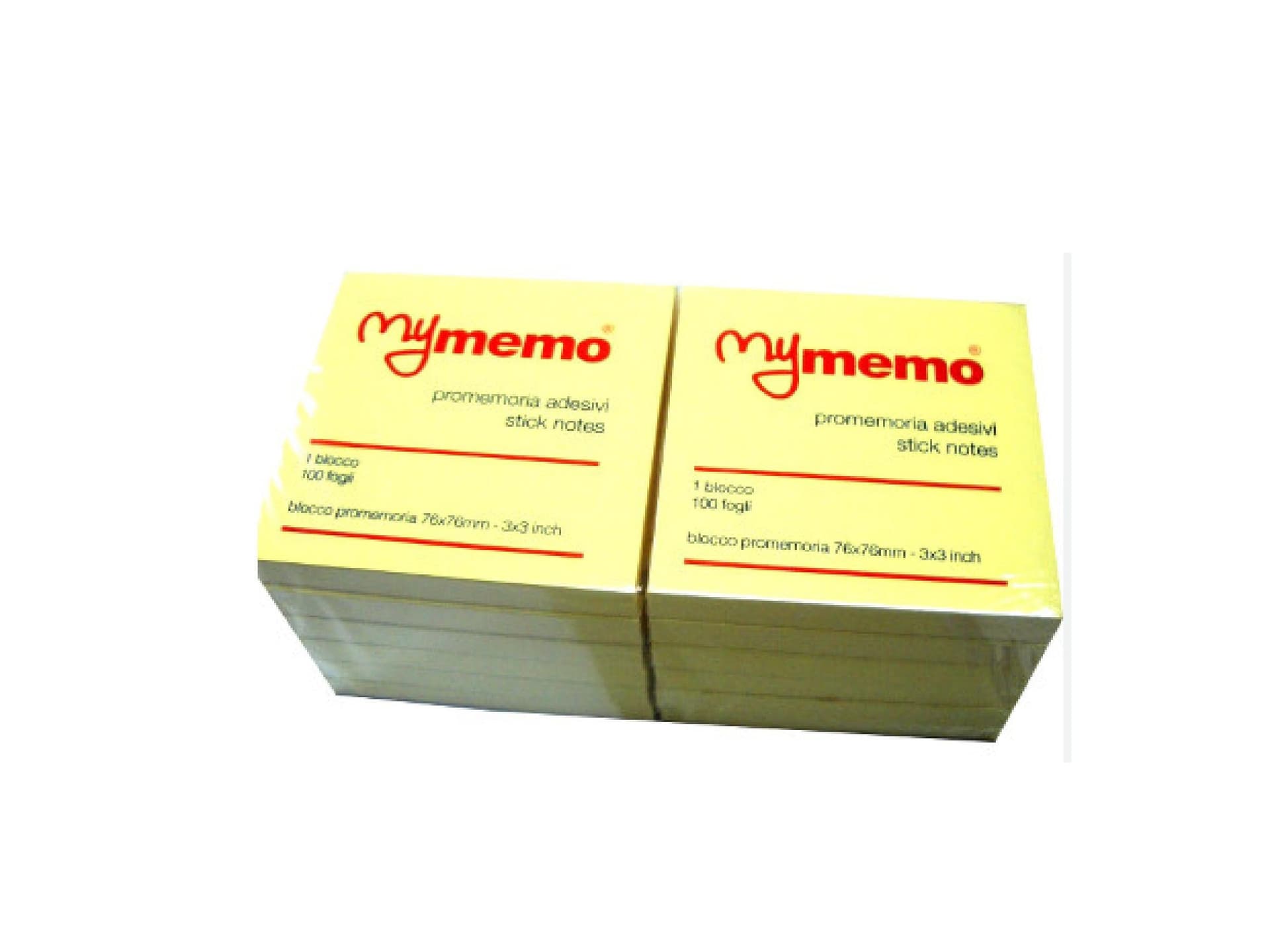 Post-it my memo 76x76 giallo cf.12 - 2