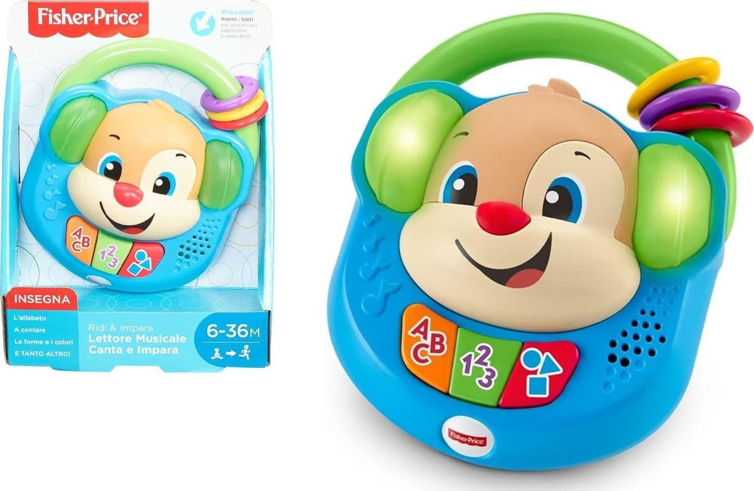 Fisher-Price Lettore Musicale Canta e Impara - 2
