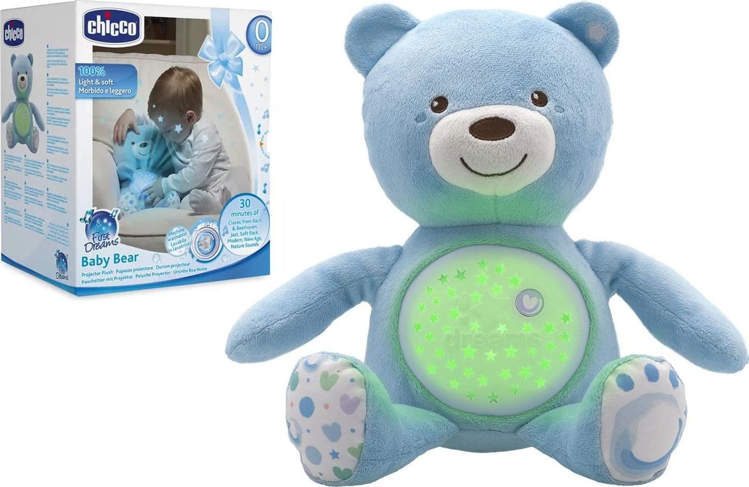 Orsetto proiettore azzurro Chicco - 2