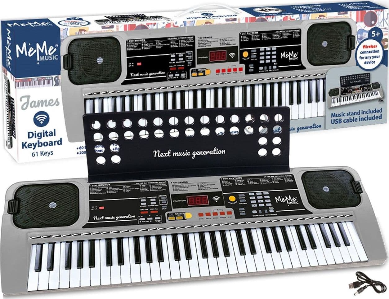 James2 Tastiera Digitale 61T USB Wireless - 4