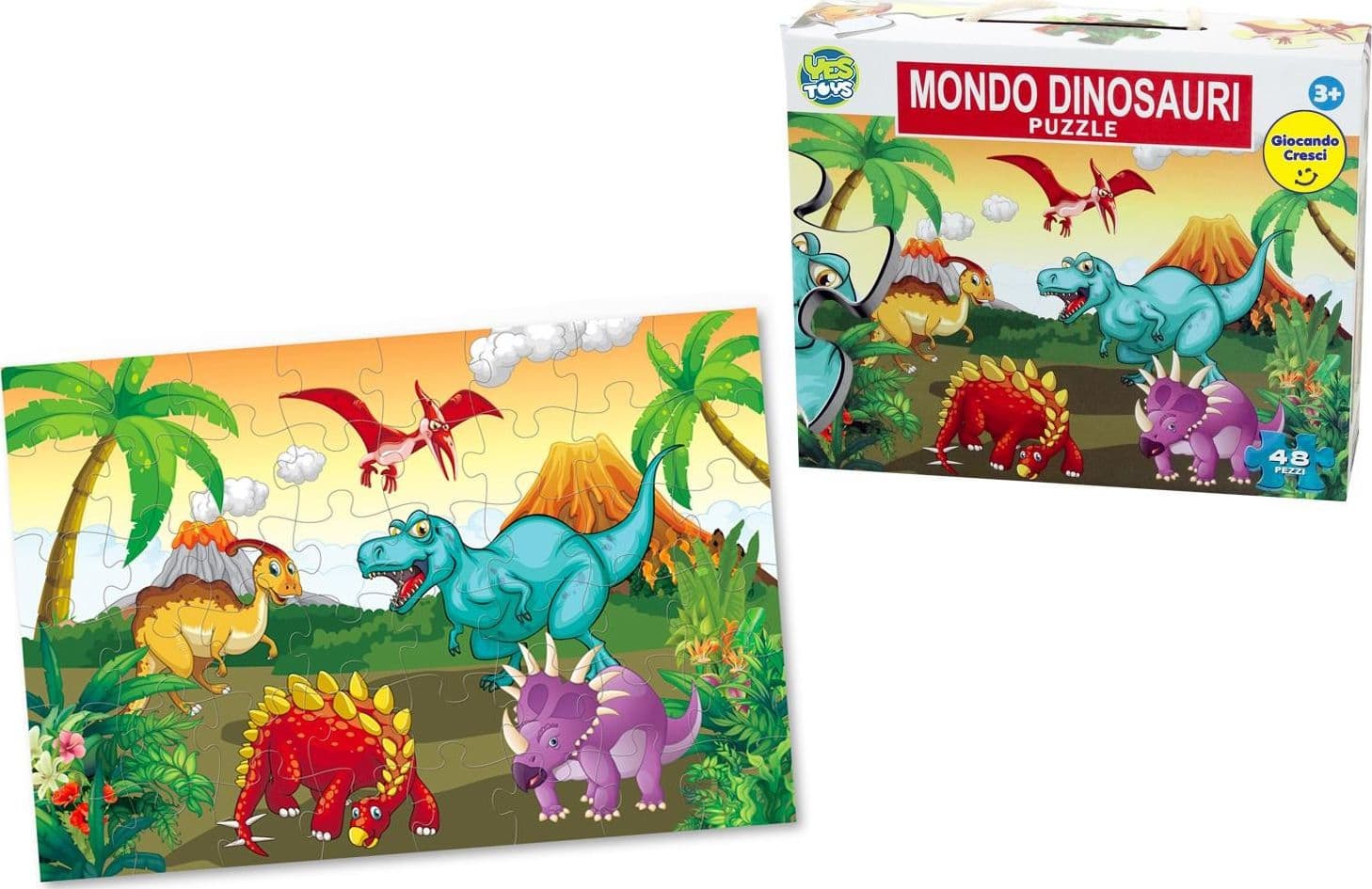 Puzzle 48 Pezzi Dinosauri - 2