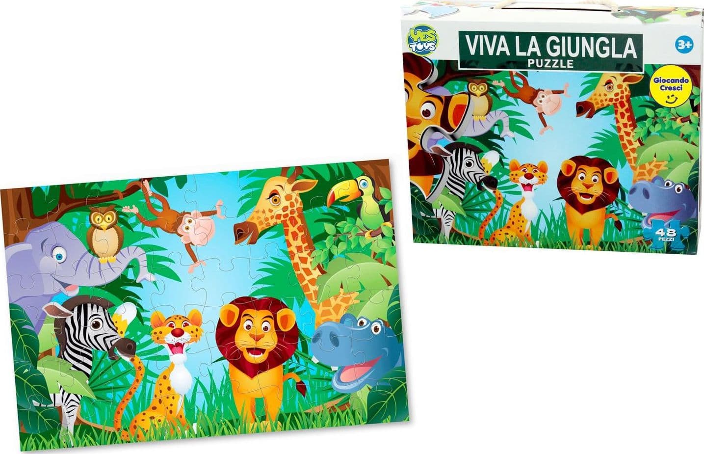 Puzzle Viva la Giungla 48 pezzi - 2