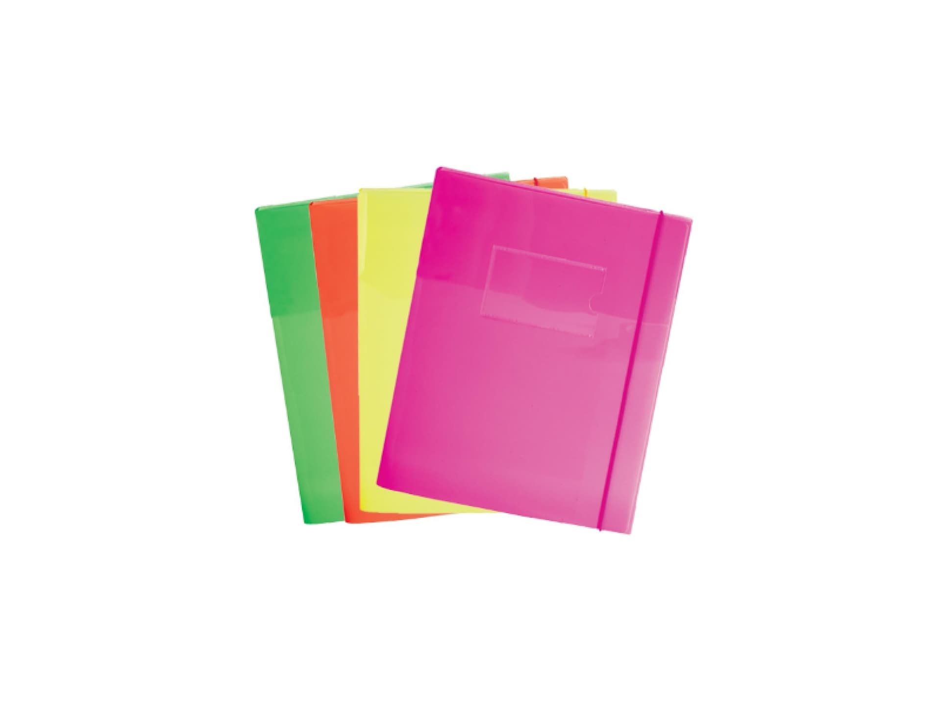 Cartella nik con elastico ppl a4 fluo - 2