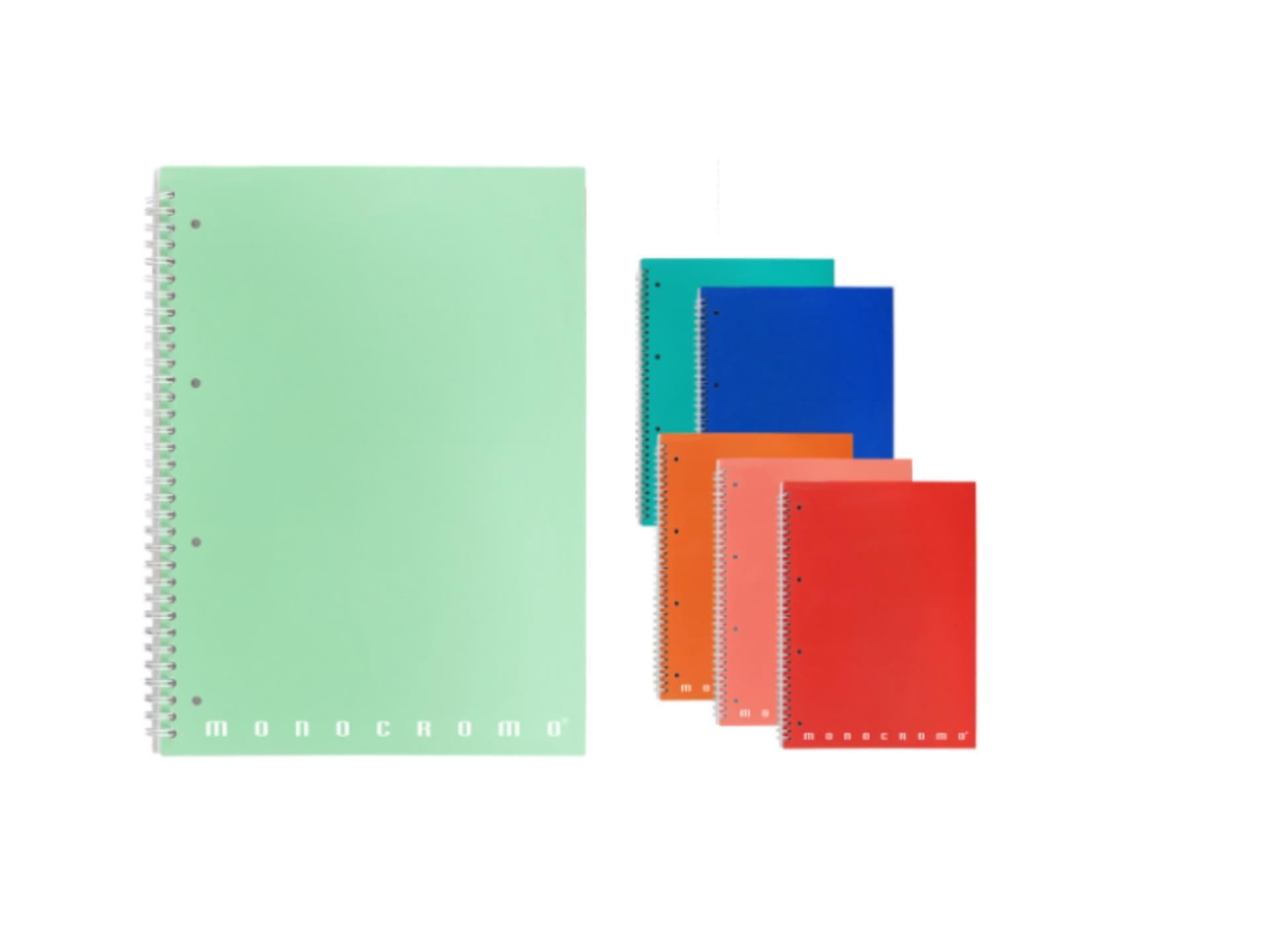 Maxi quaderno spiralato con fori rig.1R cf.5 - 2