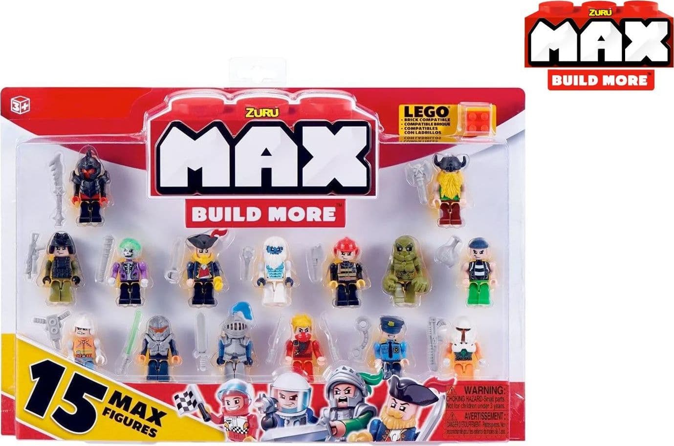 Max Costruzioni Pack 15 Personaggi