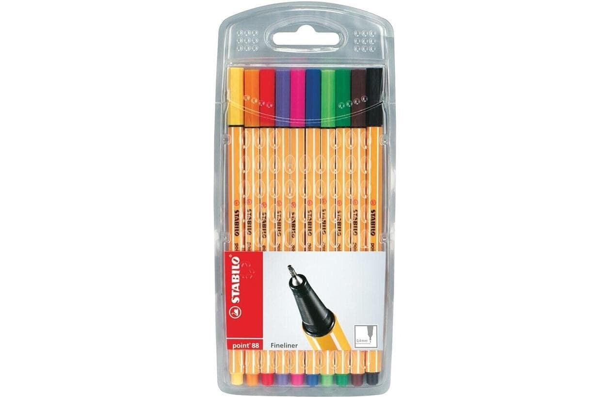Penna Stabilo Point Astuccio 10 pezzi