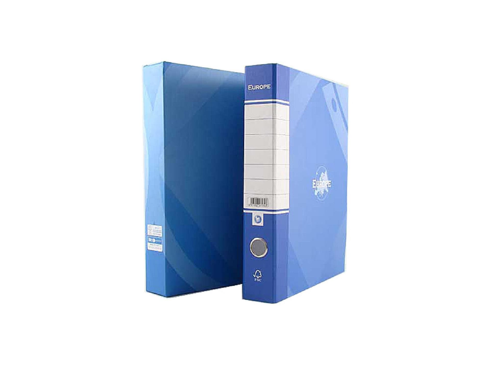 Registratore protocollo europa d5 blu - 2