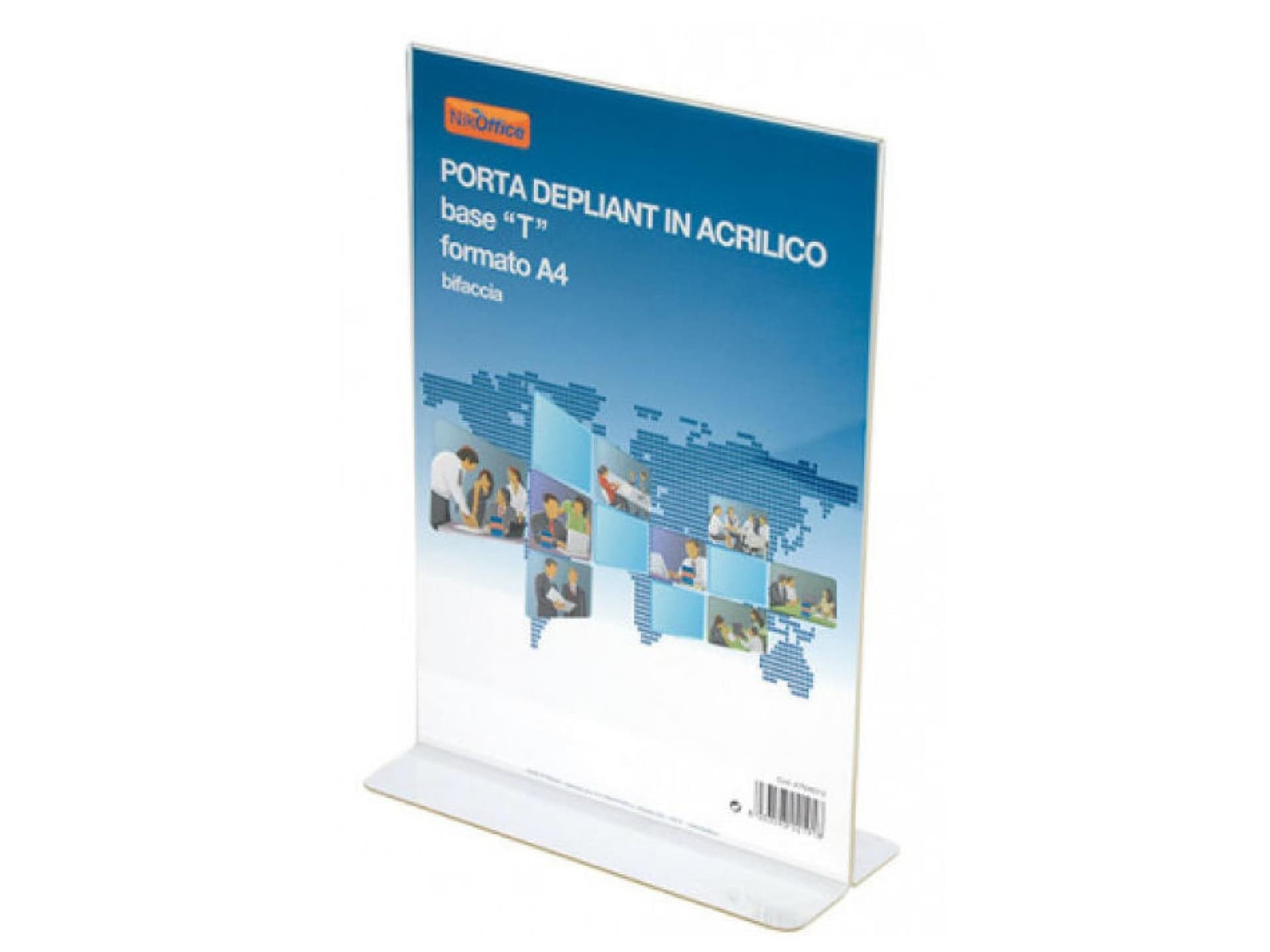 Portadepliant da banco base a T a5 verticale - 2