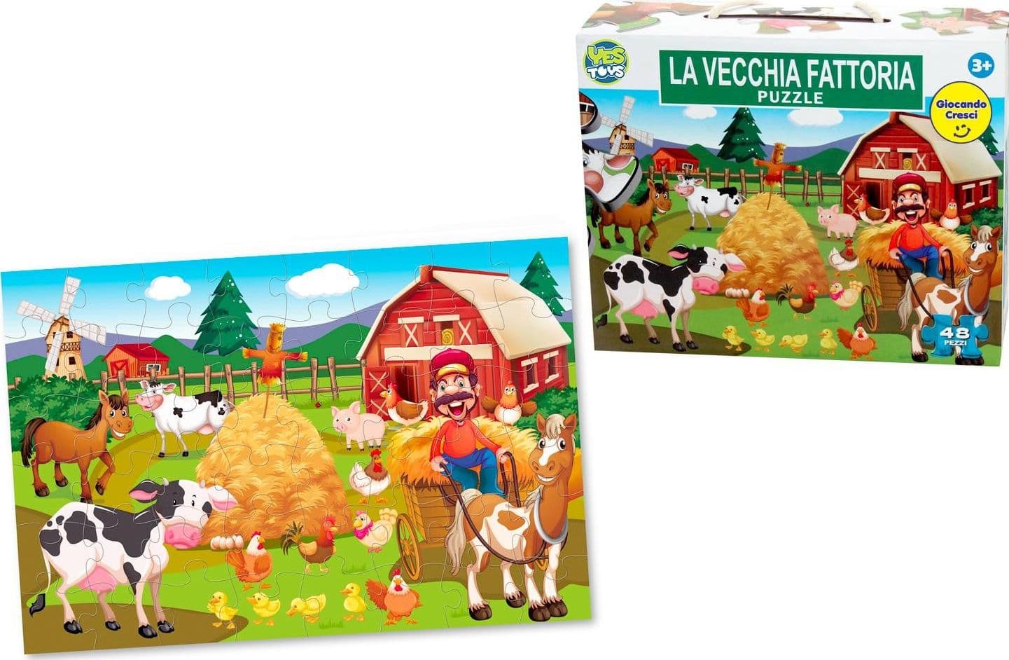Puzzle La Vecchia Fattoria 48 pezzi - 2