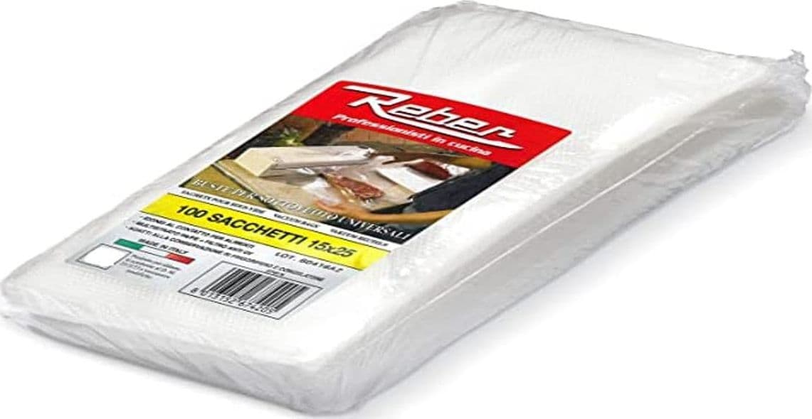 REBER Sacchetti sottovuoto 15X25 cm 6745 N