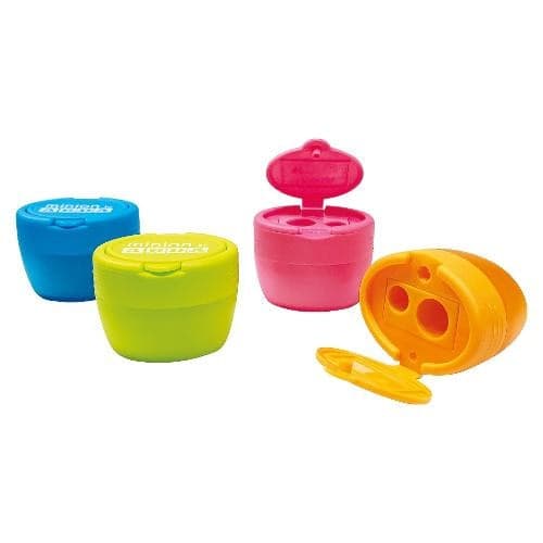 Arda Temperamatite Doppio Foro con Ferbatoio Minion Assortito - 2