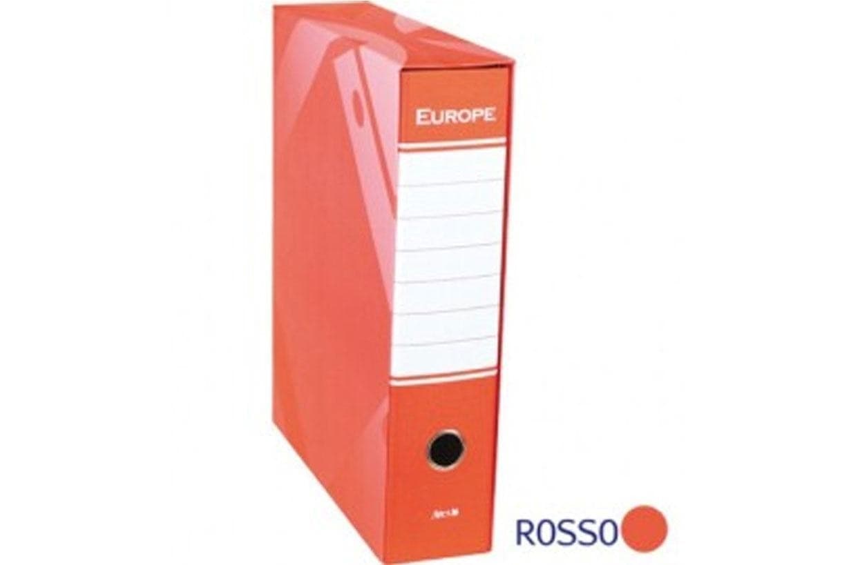 Registratore protocollo europa d.8 rosso
