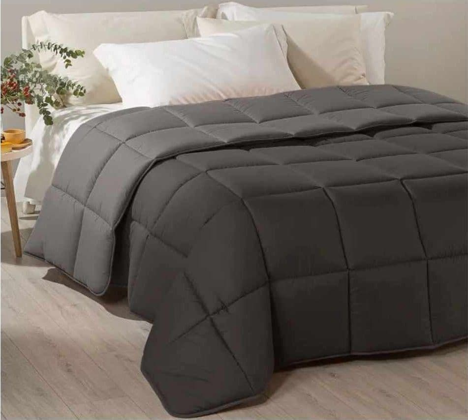 CALEFFI TRAPUNTA MODERN LETTO 1 PIAZZA E MEZZA TINTA UNITA DOUBLE FACE – Antracite – divano