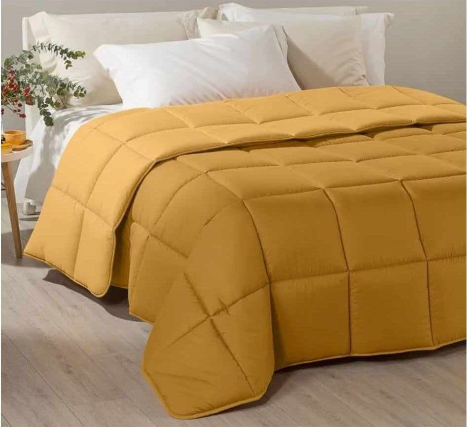 CALEFFI TRAPUNTA MODERN LETTO 1 PIAZZA E MEZZA TINTA UNITA DOUBLE FACE – Oro – divano