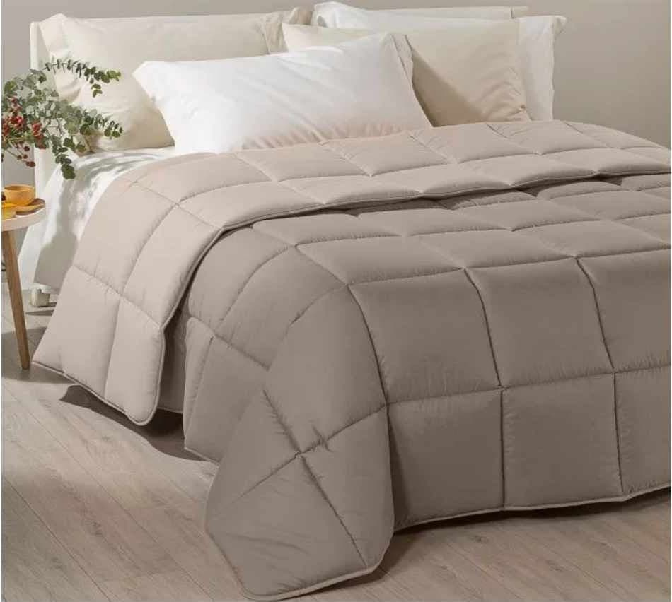 CALEFFI TRAPUNTA MODERN LETTO 1 PIAZZA E MEZZA TINTA UNITA DOUBLE FACE – Nocciola – divano