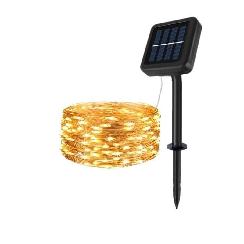 Luci A Stringa A LED Solare Impermeabile Per Esterni Lampada Solare Per Decorazioni Da Giardino - 4