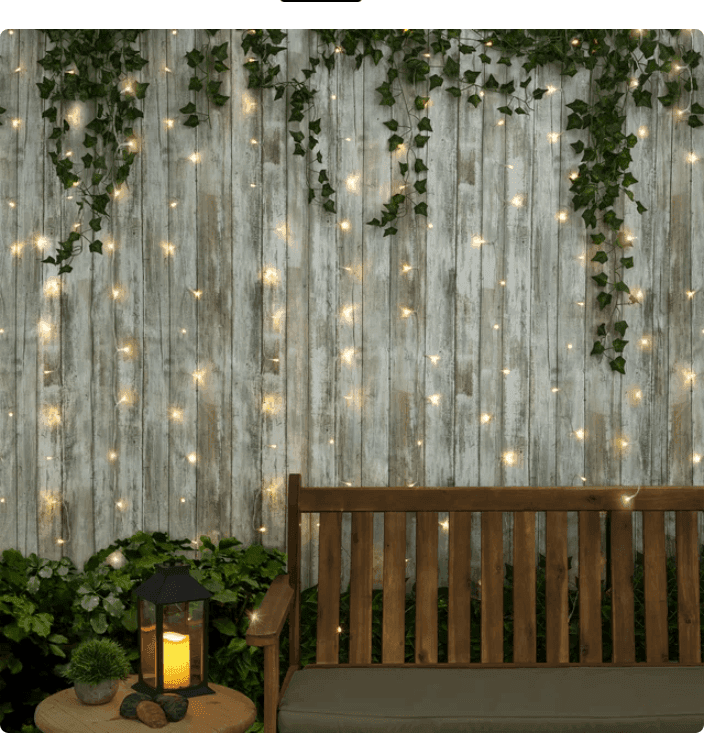 Luci di natale tende a cascata 200led con sincronizzazione musicale a batteria con telecomando luce caldo o rgb - 3