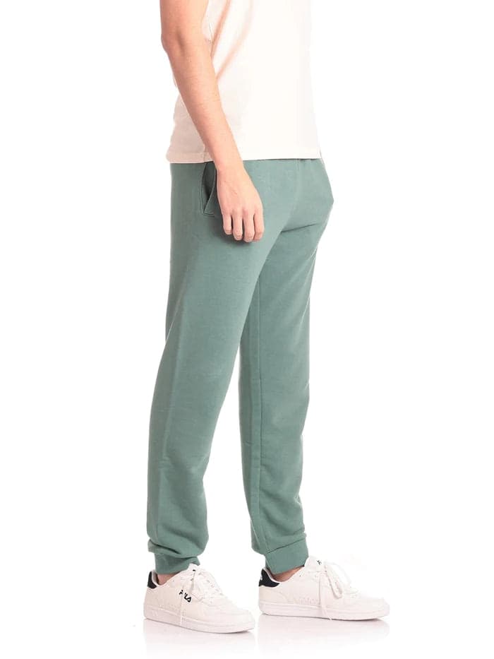 Fila-Pantalone-Tuta-Uomo-In-Felpa-Verde-Salvia