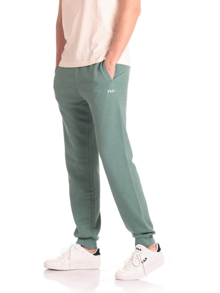 Fila-Pantalone-Tuta-Uomo-In-Felpa-Verde-Salvia