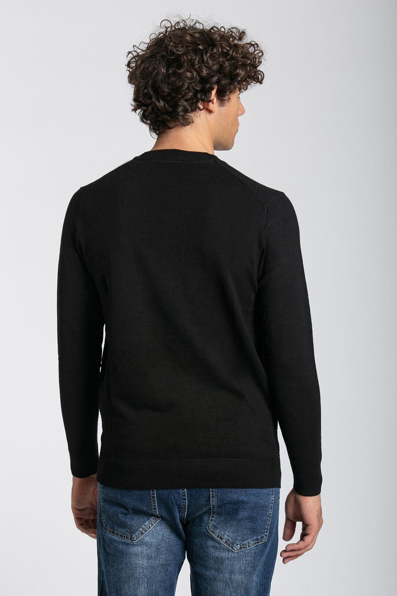 Maglia girocollo nero - 4