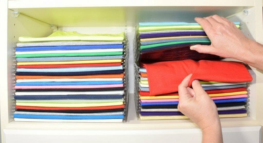 Sistema di organizzazione abbigliamento EZSTAX, Salvaspazio - 4