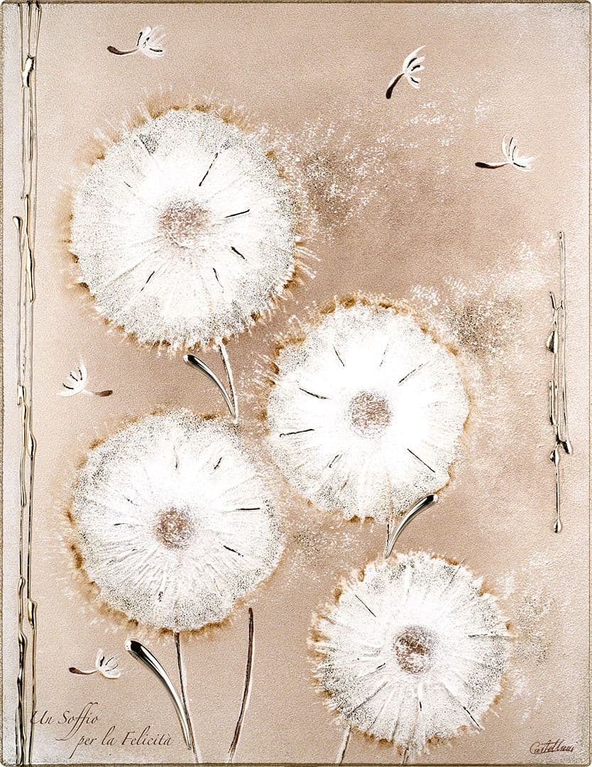 Quadro 'Un soffio per la felicità' ACCA QD.315 20X28 – marmo