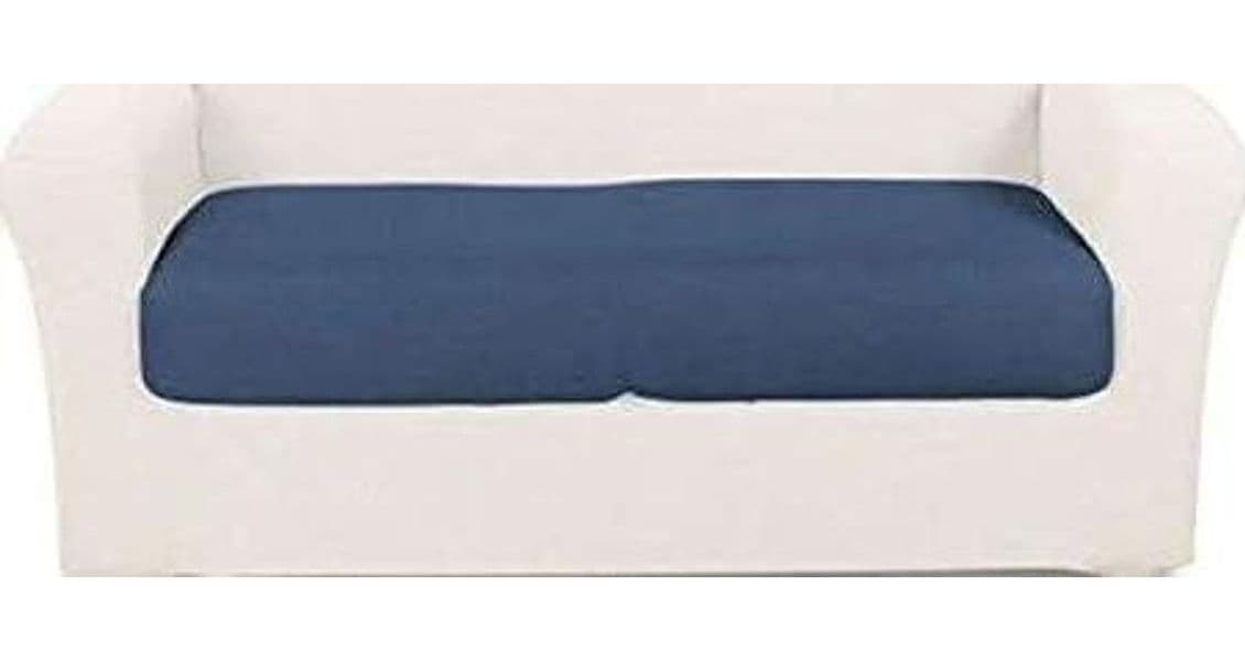 COPRICUSCINO COPRISEDUTA ELASTICIZZATO DIVANO 3 POSTI LINEA JOLIE ESTENSIBILE DA 160 A 210 CM – Blu Notte – Cavalieri –