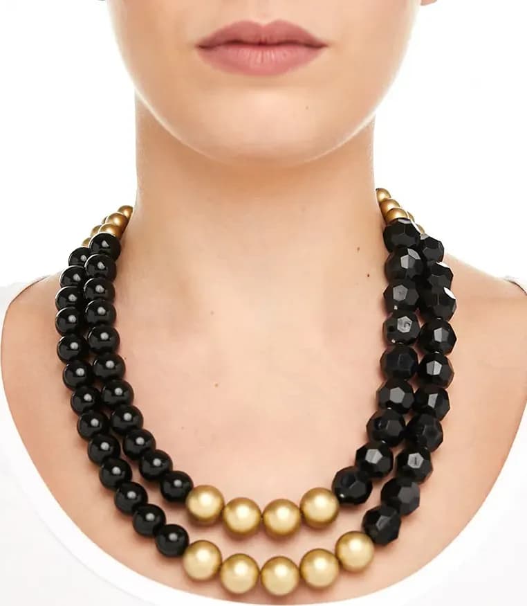 MYA ACCESSORIES | Collana con doppio filo di perle - 3