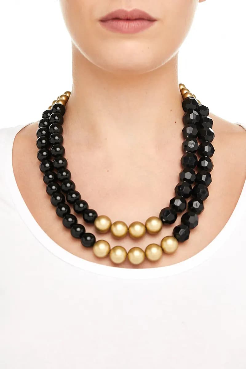 MYA ACCESSORIES | Collana con doppio filo di perle - 3