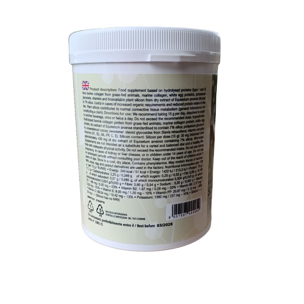 Scen Collagene Provit Silicio+ - EGG - Collagene idrolizzato tipo I e II ad altissima concentrazione formula avanzata per il supporto del tessuto connettivo - 3